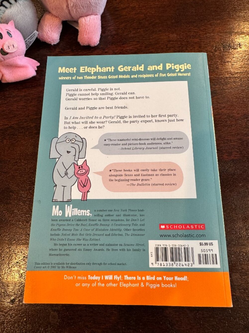 Mo Willems Elephant & Piggie Bundle: 2 Children's Books & Plush Toys EUC - Picture 6 of 11